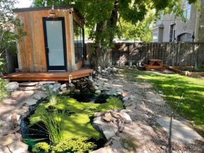 3BD HOME Downtown SLC - KOI POND - SAUNA-fast wifi Salt Lake City